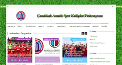 Desktop Screenshot of canakkaleaskf.org
